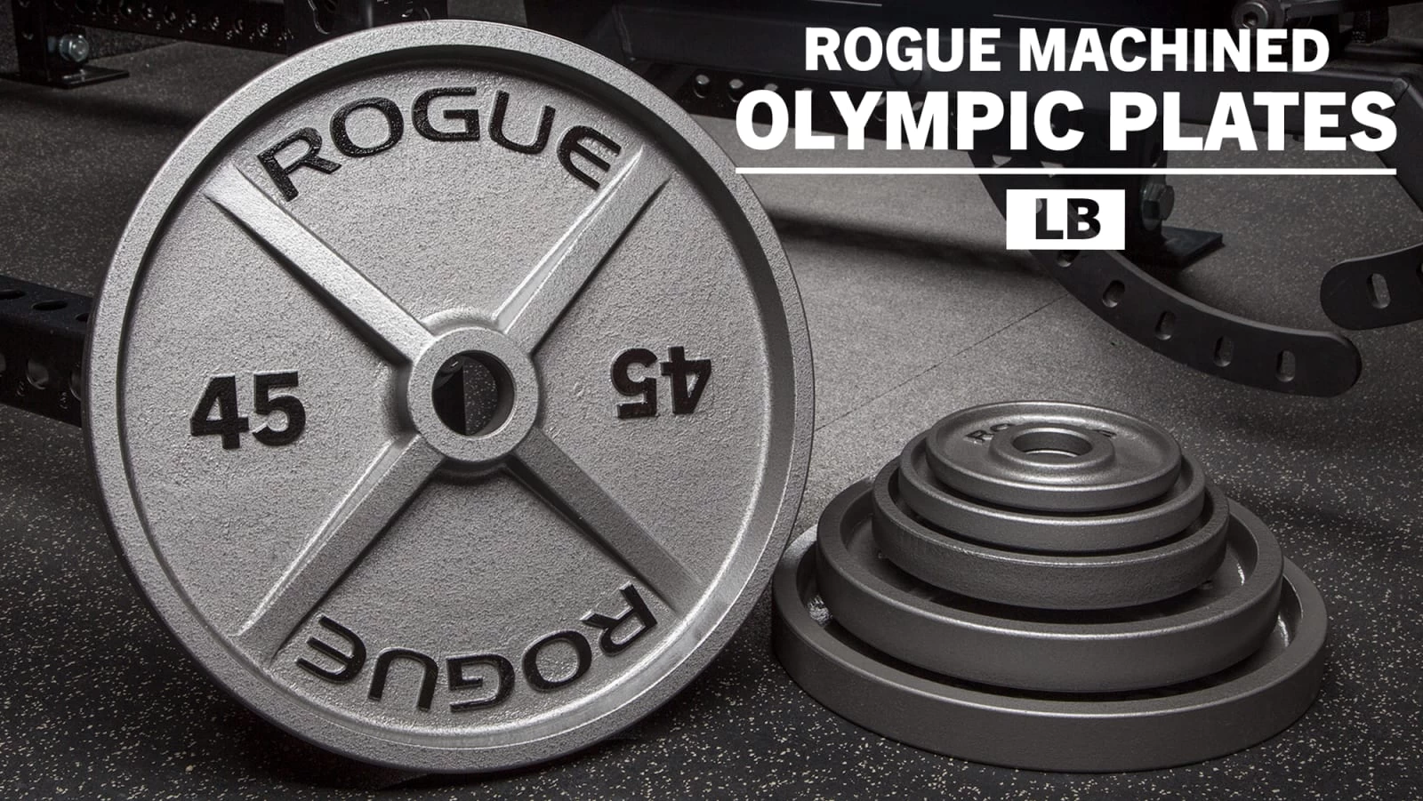 Rogue Machined Olympic Plates 3 Rogue Machined Olympic Plates