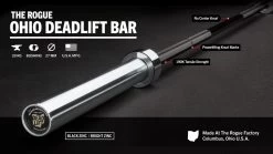 Rogue Ohio Deadlift Bar - Black Zinc