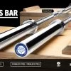 Rogue Pyrros Bar - 28MM - Stainless Steel 2 Rogue Pyrros Bar - 28MM - Stainless Steel -Fitness Equipment Store RA1814 H xq2a4g