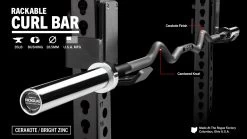Rogue Rackable Curl Bar - Cerakote